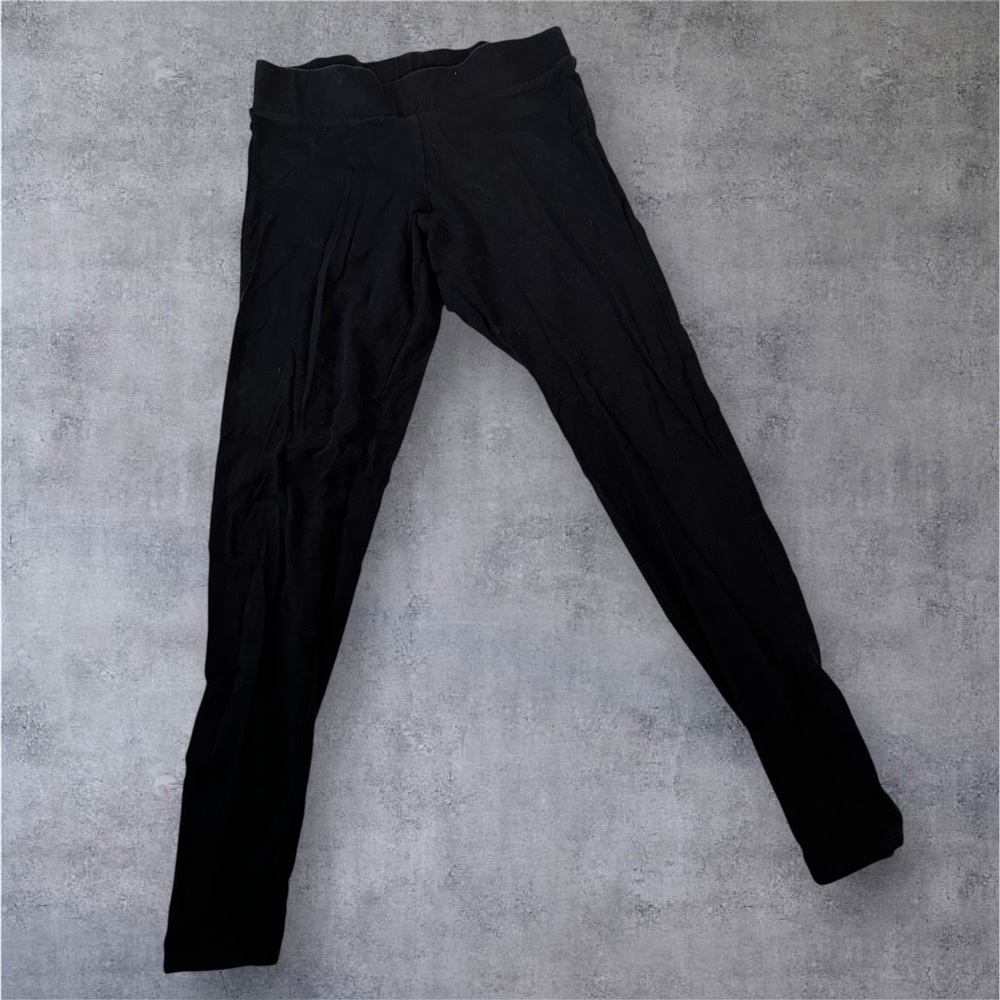 3x$25 Old Navy Black Cotton Blend Yoga Leggings with Cutout Details, S